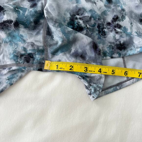 Lululemon Speed Up Athletic Shorts in Kaleidofloral Multi / Blue Cast 8 Tall - Picture 8 of 14